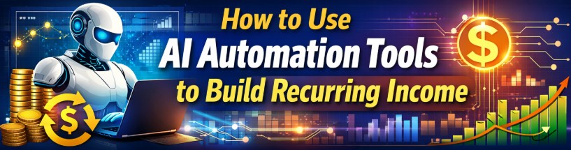 How to Use AI Automation Tools to Build Recurring Income